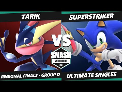 SWT EU RF Group D - Tarik (Greninja) Vs. SuperStriker (Sonic) SSBU Ultimate Tournament