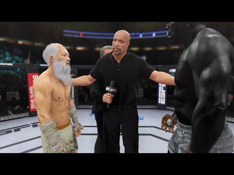 Old Bruce Lee vs. King Kong - EA Sports UFC 4 - Epic Fight 🦍🔥🐲