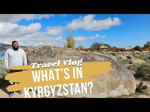 Explorando os antigos mistérios do Quirguistão: petróglifos na cidade de Cholpon-Ata | Travel Vlog