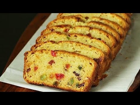 Eggless Custrud Tutti Frooti Cake🎂🎂