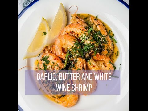 Grilled Shrimp with Garlic Wine Butter Sauce - Vindulge