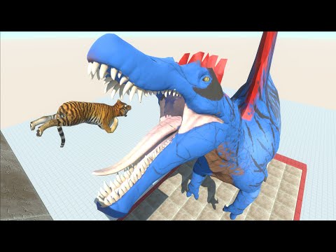 New Giant Spinosaurus Swallows the every unit - Animal Revolt Battle Simulator