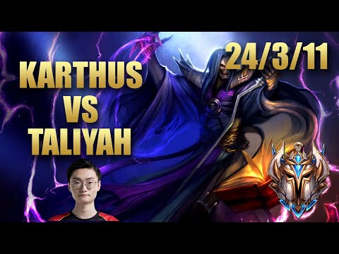 FPX Tian Karthus Jungle Vs Taliyah - EUChallenger Patch 9.21