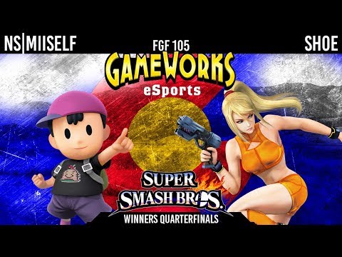 For Glory Friday #105 - NS|Miiself (Ness) Vs. Shoe (Zero Suit Samus) - Winners Quarterfinals