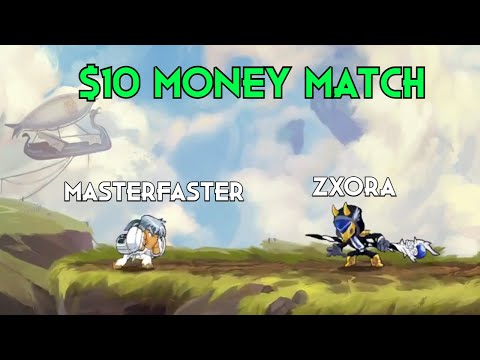 Zxora vs MasterFaster - $10 Money Match - NA - Brawlhalla Show Match #260