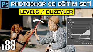 88: Photoshop Levels (Düzeyler) | Adjustment Layer Nasıl Kullanılır? Photoshop Dersleri Eğitim Seti