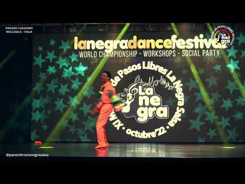PINUZZO CAGGIANO - 2º PUESTO solista masculino XI Mundial de Pasos Libres La Negra Salsa 2022