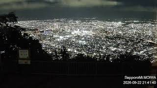 【LIVE】札幌もいわ山ロープウェイ-標高531ｍライブカメラ/24時間リアルタイム配信／Sapporo Mt.Moiwa Ropeway-altitude signboard Live Camera live webcam