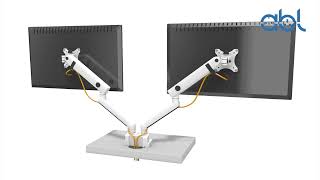 ABL's Sigma Double Flat Screen Monitor Arm