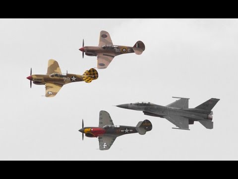Chino Warbirds 2016 Video 3: P-40 Heritage Flight