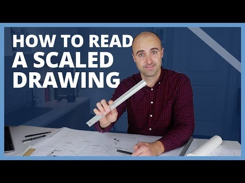How to use a scale to read an architectural drawing