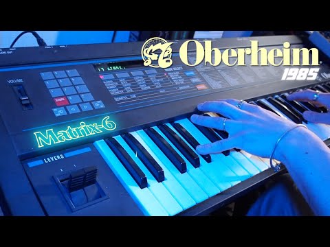 Oberheim Matrix 6 61-Key 6-Voice Synthesizer 1985 - Black image 7