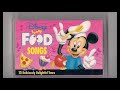 Walt Disney S Funny Food Songs Cassette