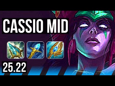 CASSIOPEIA vs FIZZ (MID) | 8/3/9 | EUW Diamond | 25.22