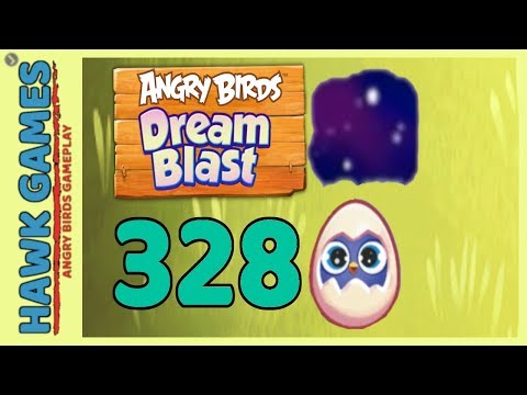 Angry Birds Dream Blast Level 328 - Walkthrough, No Boosters