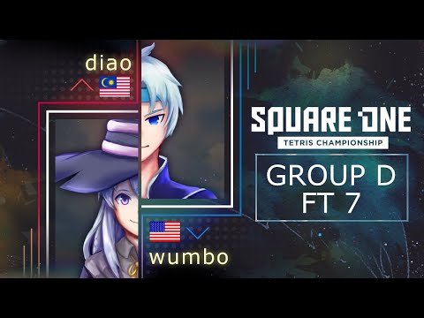 Diao vs Wumbo - Group D - Square One Tetris Championship 2022