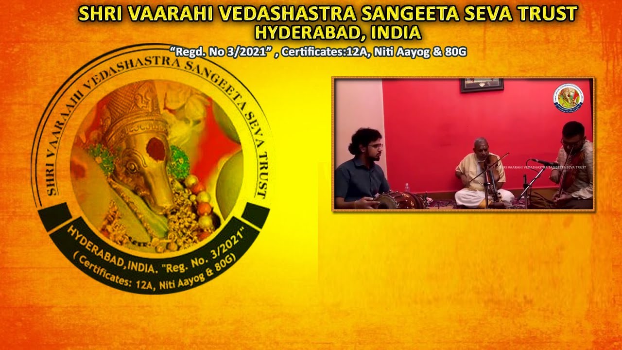 Shri Varahi Sangeetotsavam Day6 Sri M A Sundareswaran
