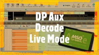 DP AUX Decode (Live Mode) — MSO2000 Logic Analyzer
