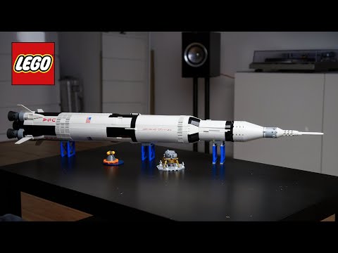 LEGO™ Ideas 92176 NASA Apollo Saturn V - Rebuilding 5K Timelapse