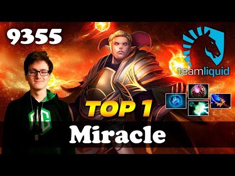 Liquid Miracle Invoker 9355 MMR Dota 2