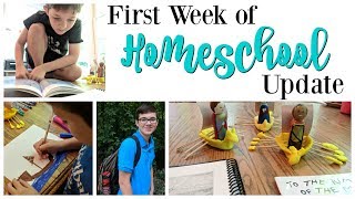 Homeschool Update: First Week!