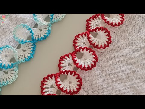 bico/barrado de croche para  pano de prato realeza #674  passo a passo