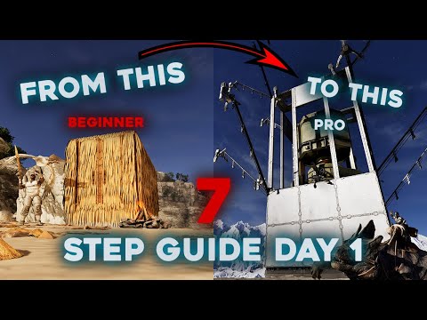 7 PVP Tips / TRICKS for the ULTIMATE Day 1 In Ark Survival Ascended! Step by Step Guide TUTORIAL!