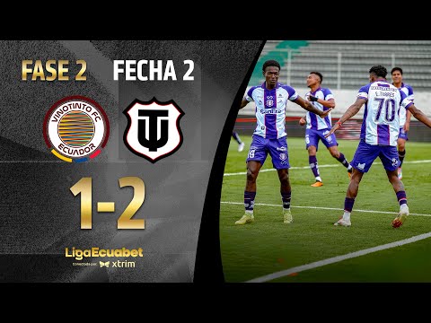 FULL SUMMARY: VINOTINTO 1-2 TÉCNICO UNIVERSITARIO l ECUABET LEAGUE SERIES A PHASE 2 - DATE 2