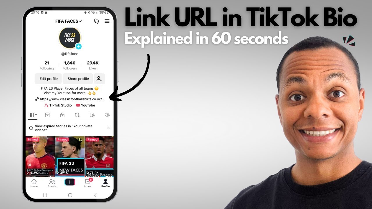 How to add LINK to TikTok Bio in 2026