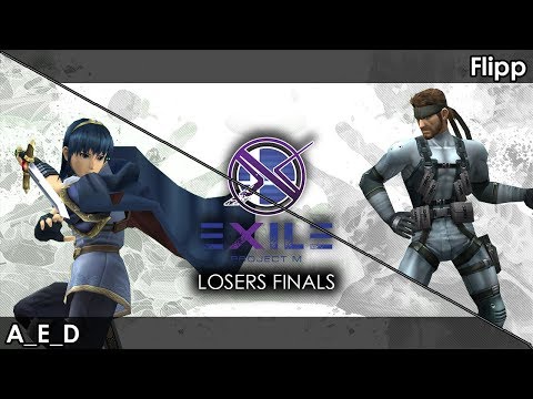 Project M: A_E_D (Marth/Sheik) V UG | Flipp (Snake) - Exile 142 SSBPM