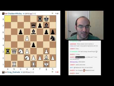 Titled Tuesday 4-6: IM Greg Shahade vs GM Nikolay Chadaev