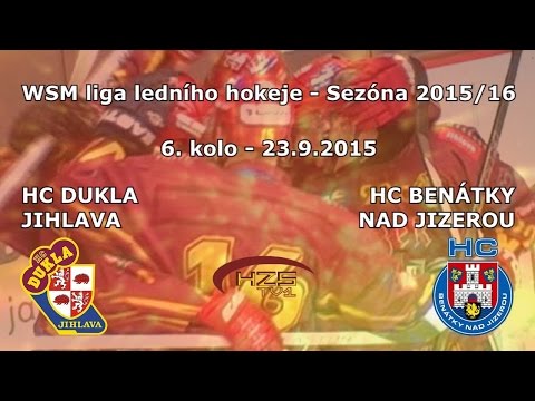 6. kolo (23.9.2015) Dukla Jihlava - HC Benátky nad Jizerou