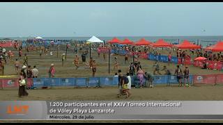 1.200 participantes en el XXIV Torneo Internacional de V&oacute;ley Playa Lanzarote