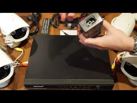 Kit Supraveghere AHD 5007 - 1MP 4 Camere exterior varifocale 60M - www.1cctv.ro