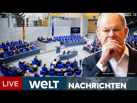 HISTORISCHER TAG: Auftakt zum Machtwechsel - Kanzler Scholz stellt Vertrauensfrage | WELT Livestream