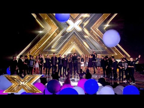 The Final 16 sing What A Feeling | The Final Results | The X Factor UK 2014
