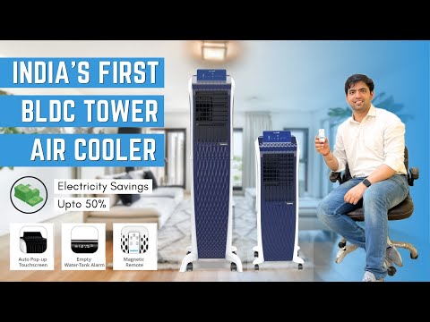 Symphony Diet 3D 55B & 30B BLDC Tower Air Coolers | Low Power Consumption, Less Noise, High Speed 🤩🌪