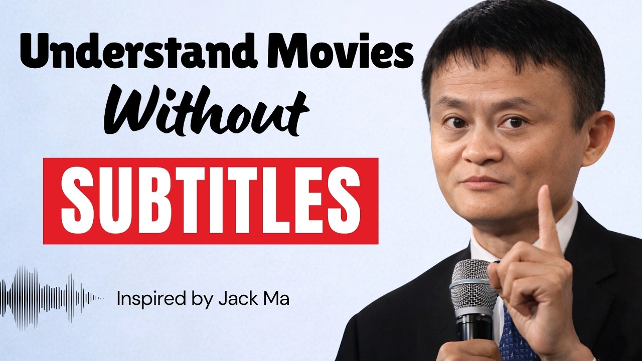 How to Understand English Movies Without Subtitles - Jack Ma Secret Method