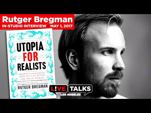 Rutger Bregman in conversation with Terrence McNally at Live Talks Los Angeles