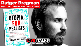 Rutger Bregman in conversation with Terrence McNally at Live Talks Los Angeles
