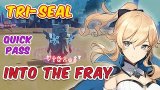 How to quick pass &quot;into the fray&quot; &amp; unlock tri-seal Quest| Genshin Impact Guide &amp; Tips