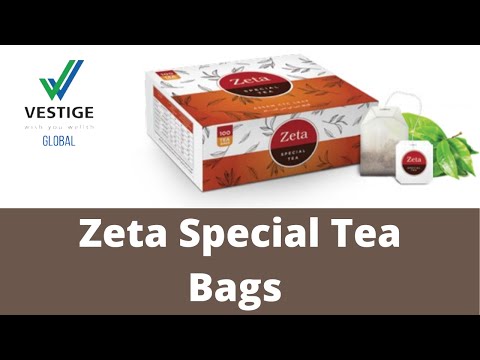 Vestige Zeta Special Tea Bags (In English) | Benefits of tea and How many cups to drink?