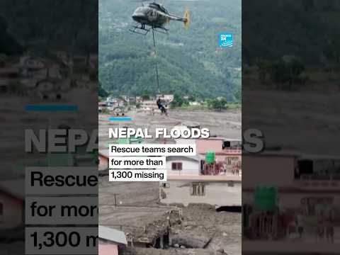Nepal floods: Rescue teams search for over 1,300 missing