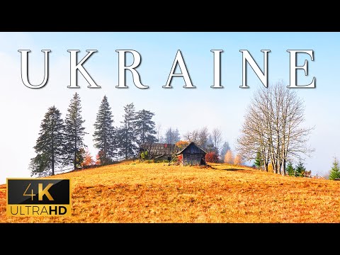 FLYING OVER UKRAINE (4K UHD) - Soft Piano Music With Wonderful Nature Videos To Relax While Waiting