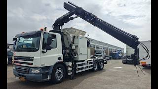 DAF CF 75.310 FAN 6x2/4 Euro 5 DayCab Translift 16T - HIAB 211-3 Top Seil Abrollkipper kaufen - Bild 4 | Autoline LI DAF CF 75.310 FAN 6x2/4 Euro 5 DayCab Translift 16T - HIAB 211-3 Top Seil Abrollkipper | Bild 4 - Autoline