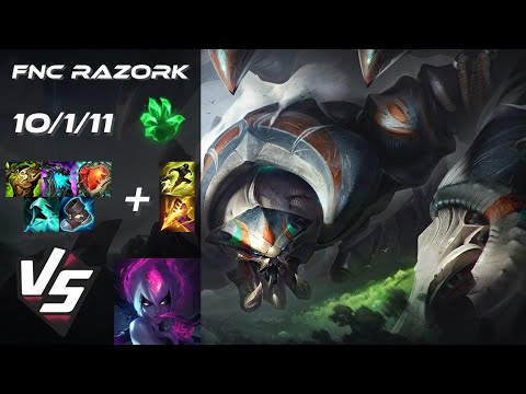 Fnatic Razork JUNGLE Skarner vs Evelynn - EU Grandmaster Patch 25.S1.6