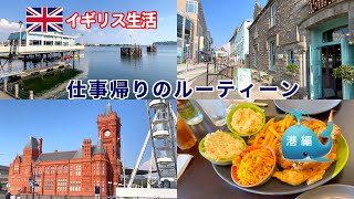 平日、仕事終わりのVlog(港編)です。天気が良かったので海辺をブラブラしました。