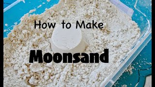 How to  make Moon Sand with Baby Oil