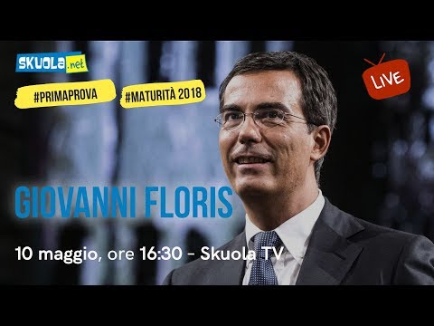 Giovanni Floris e i suoi consigli per la #primaProva