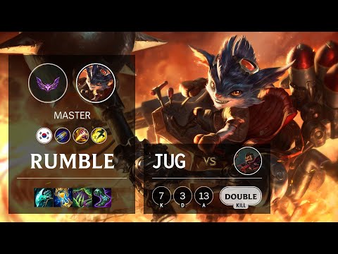 Rumble Jungle vs Graves - KR Master Patch 12.2
